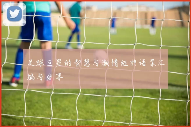 足球巨星的智慧与激情经典语录汇编与分享