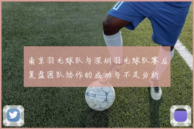南京羽毛球队与深圳羽毛球队赛后复盘团队协作的成功与不足分析